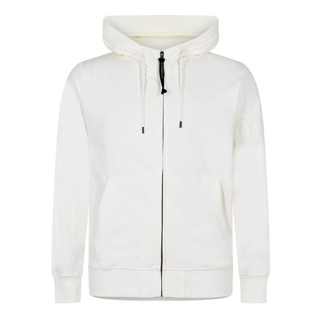 CP Company Sweatshirts - Hooded Open - White
